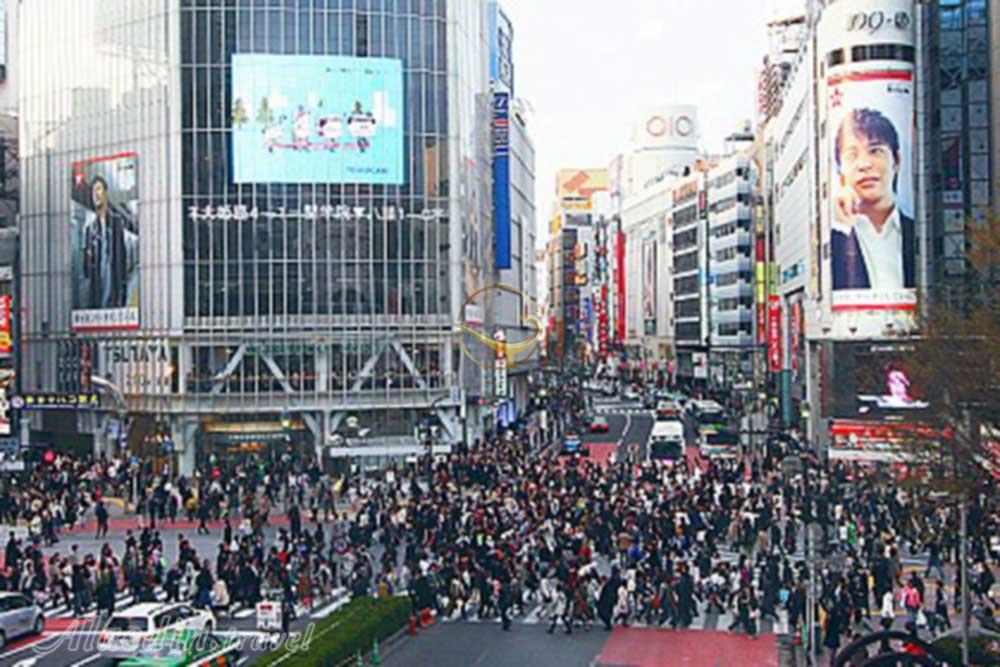 چهارراه شیبویا توکیو - ژاپن | علاءالدین تراول