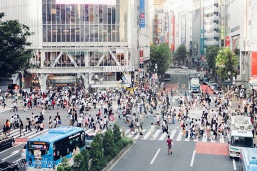 چهارراه شیبویا توکیو - ژاپن | علاءالدین تراول