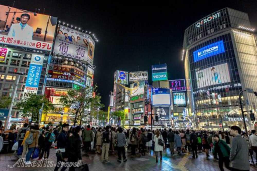 چهارراه شیبویا توکیو - ژاپن | علاءالدین تراول