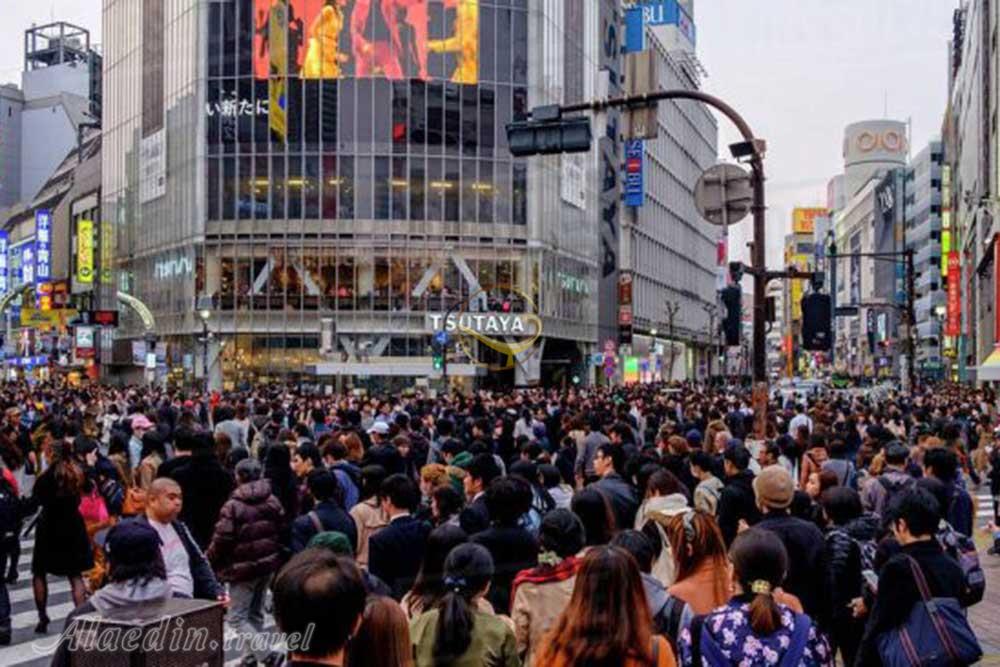چهارراه شیبویا توکیو - ژاپن | علاءالدین تراول