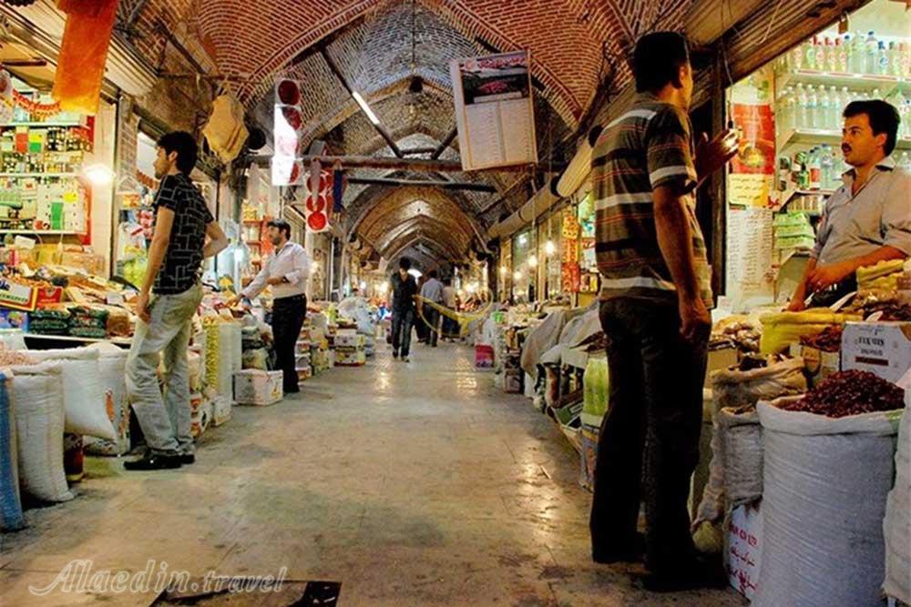 محوطه داخلی بازار ارومیه | علاءالدین تراول
