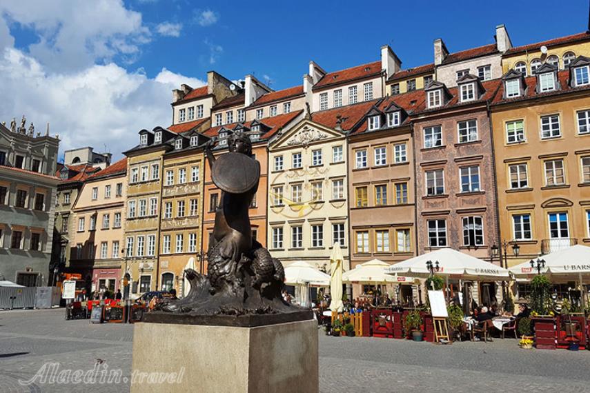 میدان بازار شهر قدیمی ورشو - لهستان