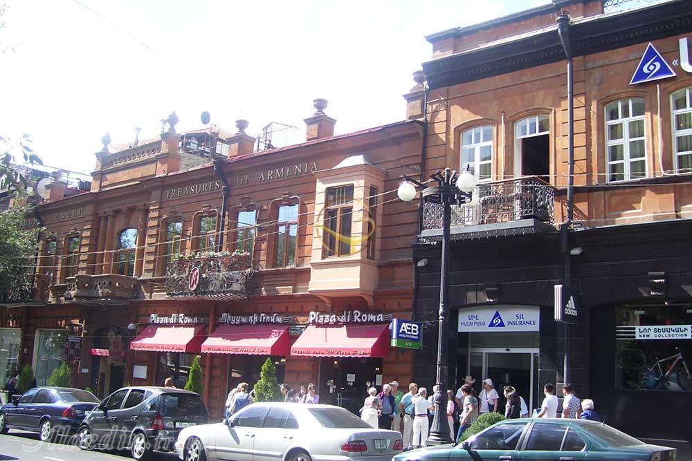 خیابان آبوویان در ایروان - ارمنستان | علاءالدین تراول