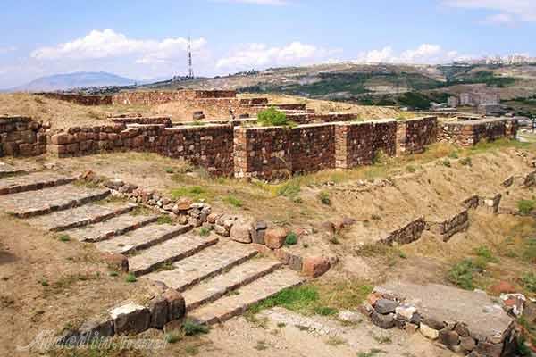 دژ اربونی ایروان در ارمنستان