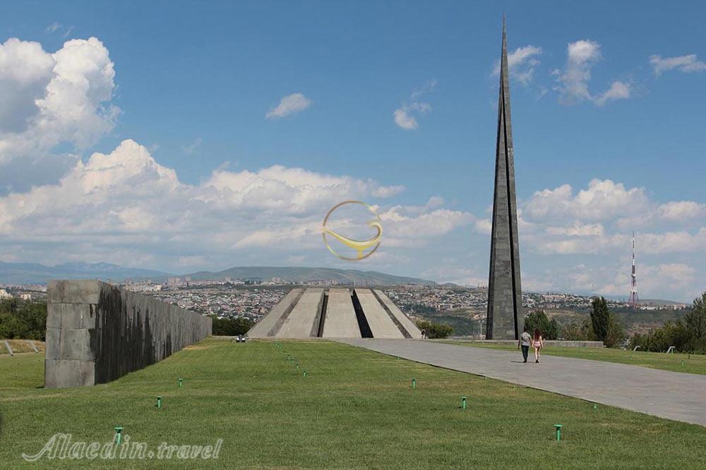 یادمان نسل‌ کشی ارمنی ها در ایروان - ارمنستان | علاءالدین تراول