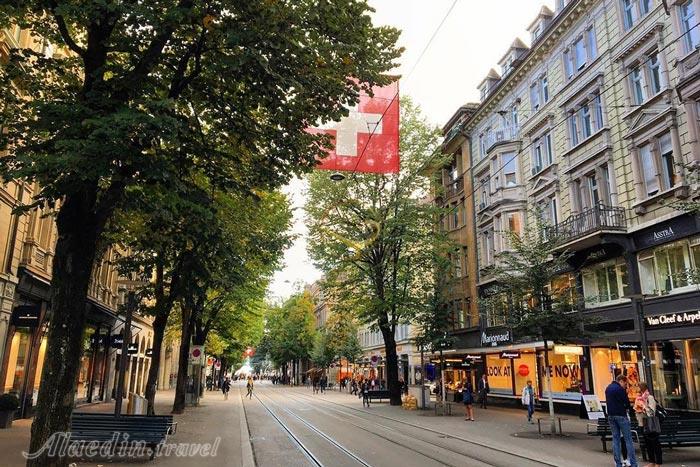 خیابان بانهوف زوریخ - سوئیس