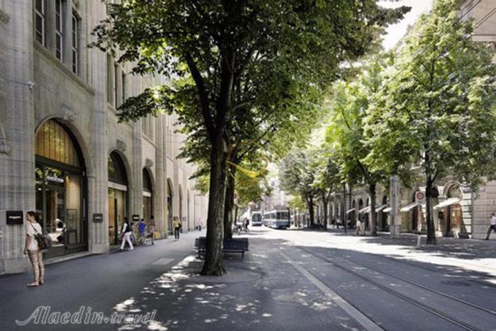 خیابان بانهوف زوریخ - سوئیس