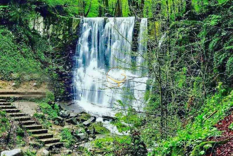 آبشار لونک جنگل های هزارساله ی هیرکانی در تور دیلمان | علاءالدین تراول