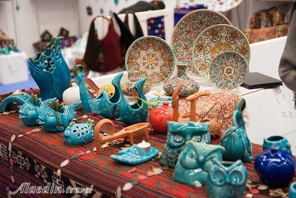 کارگاه های سفالگری لالجین | علاءالدین تراول