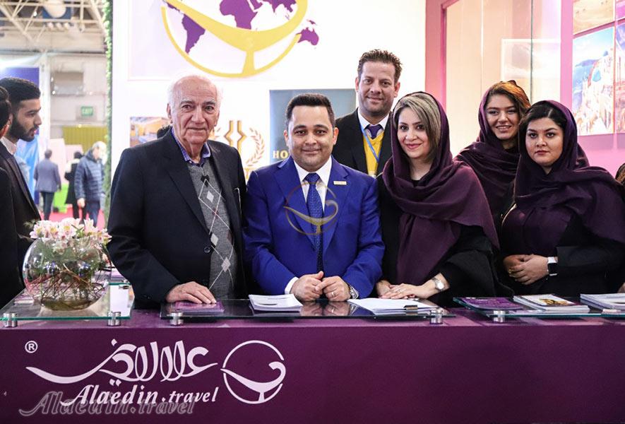 حضور پرقدرت علاءالدین تراول در سیزدهمین نمایشگاه بین‌ المللی گردشگری تهران