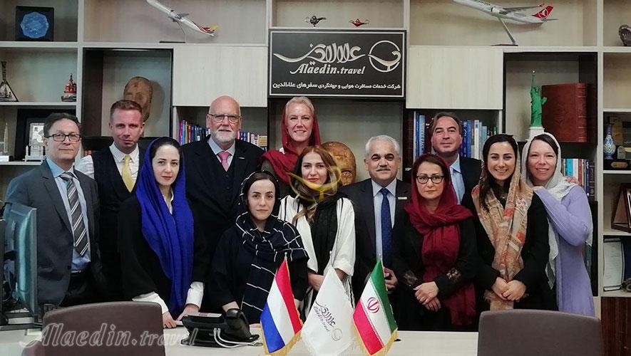 حضور هیئت گردشگری کشور هلند در علاءالدین تراول