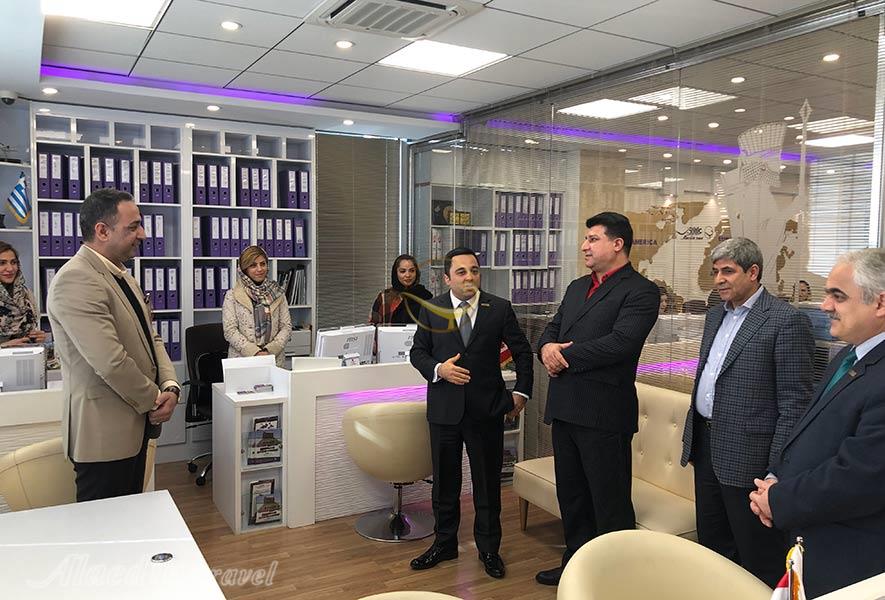 دیدار مدیران گروه هتل های کوثر از علاءالدین تراول