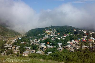 Javaherdeh Village in Ramsar