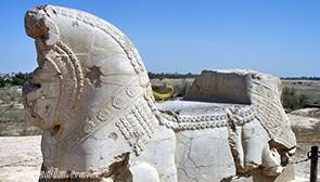 Apadana Castle in shush